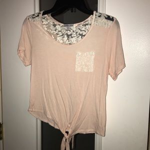 Charlotte Russe Tie Top